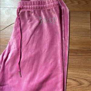 Juicy Couture Pink Sweatpants with Elastic Waistband
